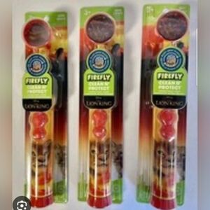 Disney Firefly Clean N' Protect Toothbrush - Red and Green